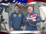 Ingeniero de vuelo Greg Chamitoff y Comandante Mike Fincke en la EEI