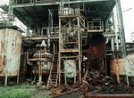 Planta abandonada de Union Carbide en Bhopal
