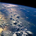 Vista de la Tierra desde altura sub-orbital