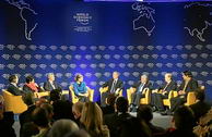 Sesión durante el Foro Económico Mundial 2009 en Davos, Suiza