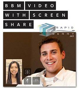 Blackberry 10 Video with Screen Share