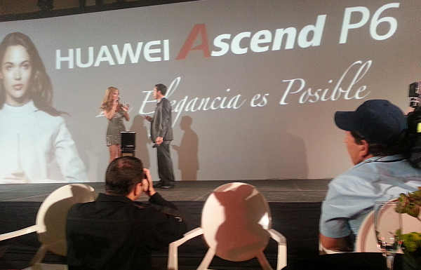 Lanzamiento del Huawei Ascend P6