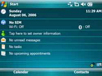 Interfaz del nuevo Windows Mobile 6