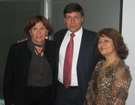 Juan Carlos López (Cisco Venezuela), Ana Judith Gil (IDC) y Nancy Zambrano (CNTI) (Foto: J. Flores, caracasdigital.com)