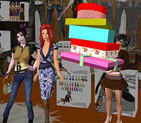 De compras en Second Life