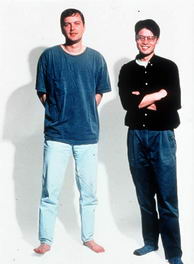 Jerry Jang y David Flo, fundadores de Yahoo