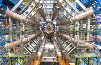 Posición Atlas dentro del Large Hadron Collider