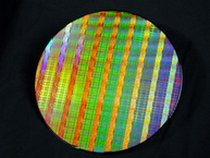 Wafer de 300 mm con tecnología de 45 nm