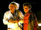 Christopher Lloyd y Michael J. Fox en Back to the Future