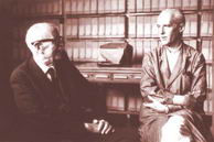 Bernardo Houssay con Luis Leloir