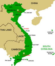 Mapa de Vietnam (Imagen: venuevietnam.com)