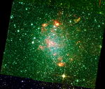 Galaxia irregular (Imagen: astro.spbu.ru)