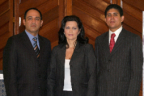 Ministro Jesse Chacon, Elda Rodriguez y Omar Montilla