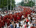 Manifestaciones en Myanmar (Foto: gulf-times.com)