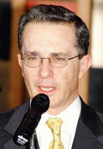 Alvaro Uribe, Presidente de Colombia