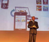 Anssi Vanjoki, vicepresidente ejecutivo y gerente general de Multimedia en Nokia