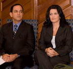 Ingenieros Jesse Chacón, Ministro del Despacho de la Presidencia, y Elda Rodríguez, Directora de CONATEL