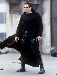 Keanu Reeves en The Matrix