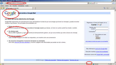 La página falsa de Gmail (Fuente: infobae.com)