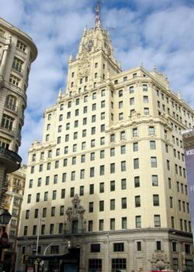 Edificio sede de Telefónica en Madrid