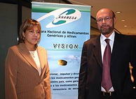 Milagro Ladera, Vicepresidente, y Jorge Rivas, Presidente de CANAMEGA (Foto: mipagina.cantv.net)